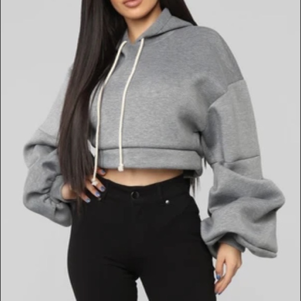 Fashion Nova Crop Hoodie